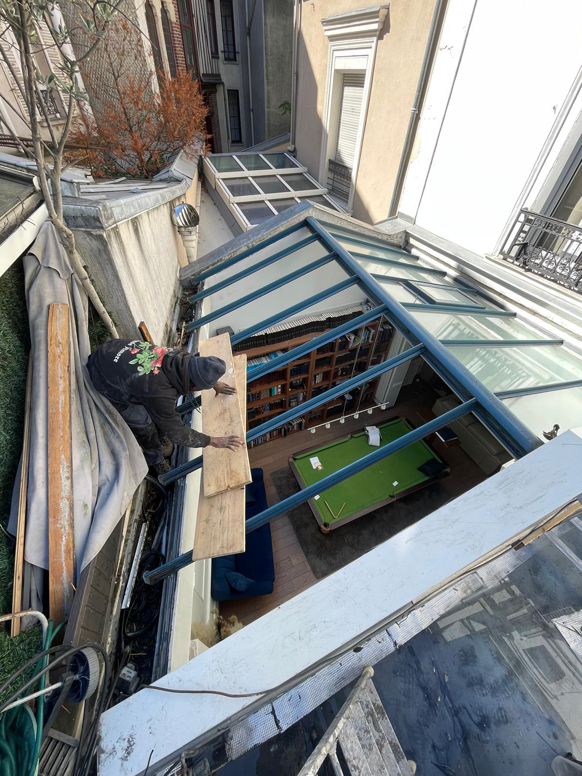 Rénovation de Structure Métallique Verrière Paris
