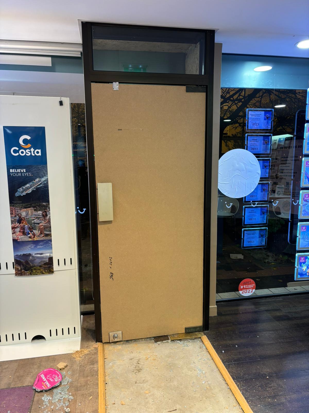 Sécurisation Porte Vitrée Paris